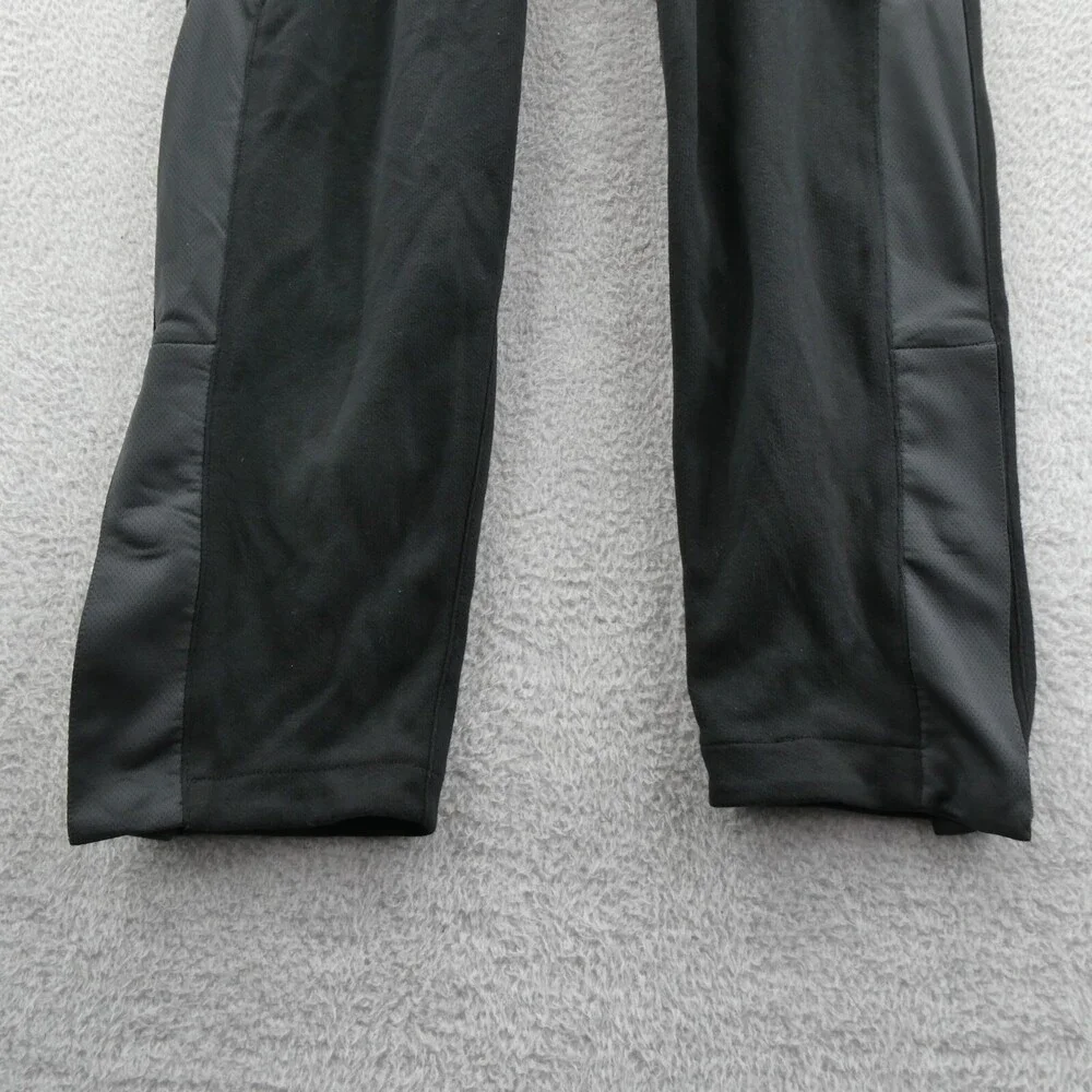 Louisville Cardinals Joggers Mens Medium Black Track Pants Adidas Ankle Snap New